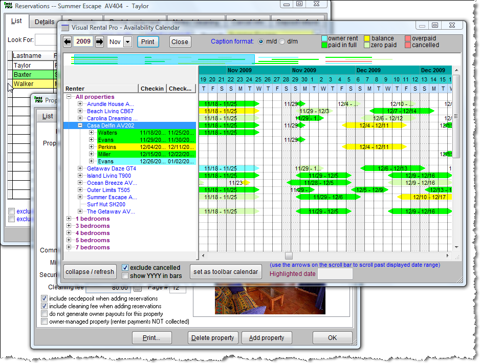 availability schedule